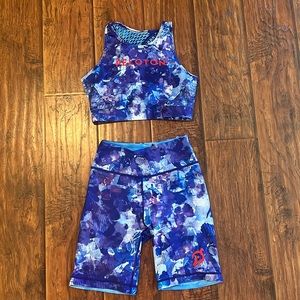 With Peloton Set Bike Shorts and Bra